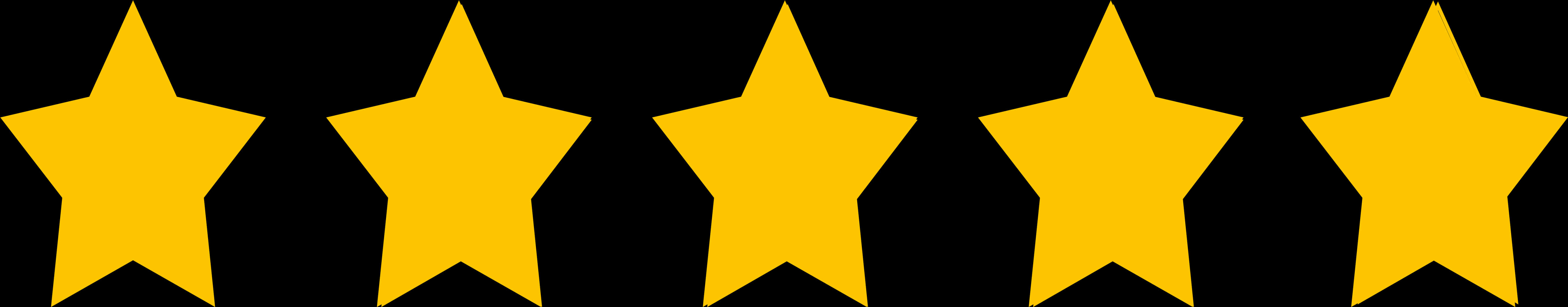 Five Star Rating Graphic