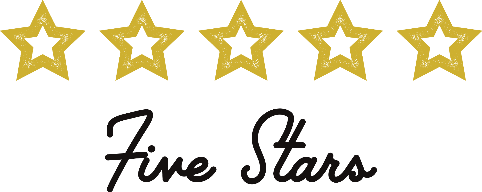 Five Star Rating Graphic