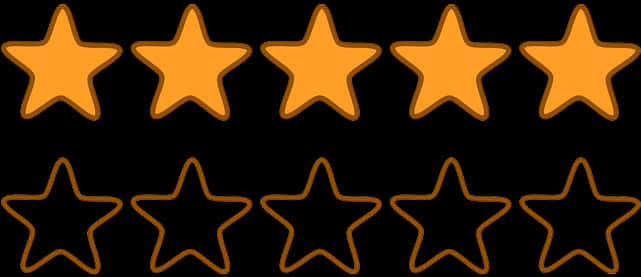 Five Star Rating Graphic