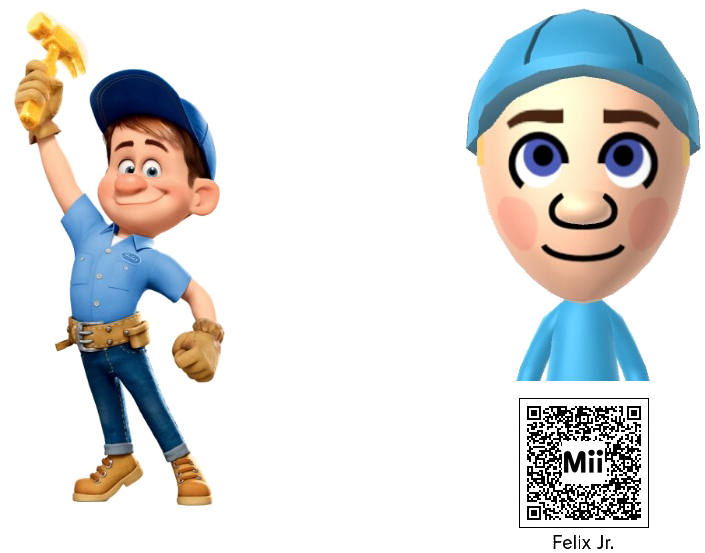 Fix It Felix Jr Character Pose