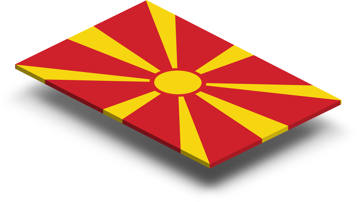 Flagof North Macedonia Graphic