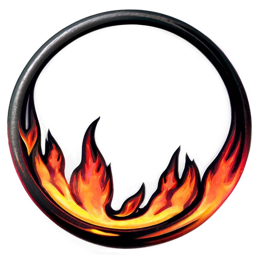 Flame Circle Png Sat9