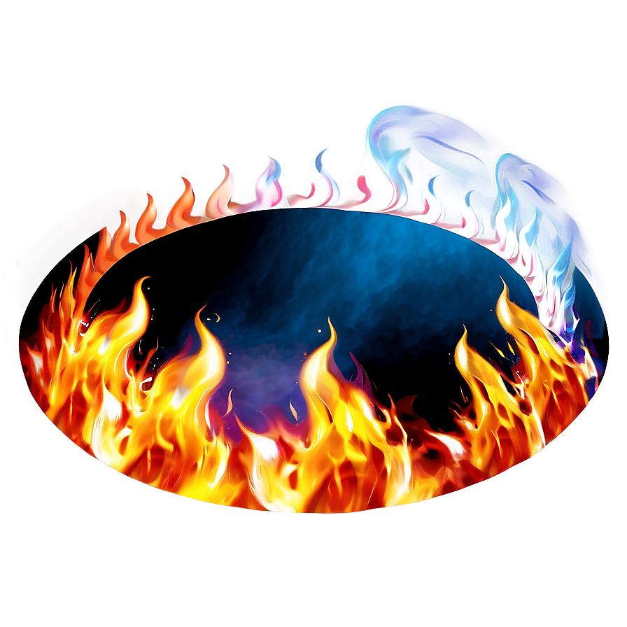 Flame Circle Visual Png Kci