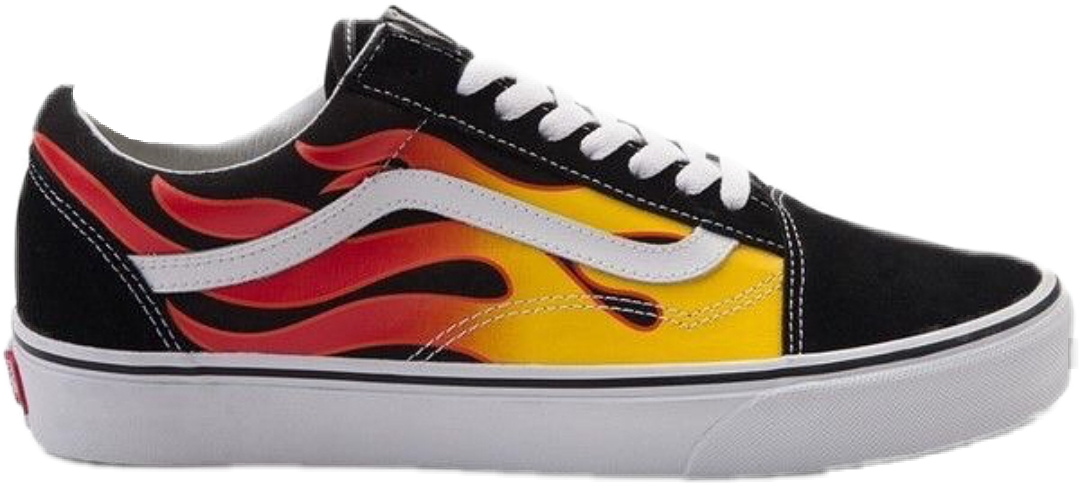 Flame Design Vans Sneaker