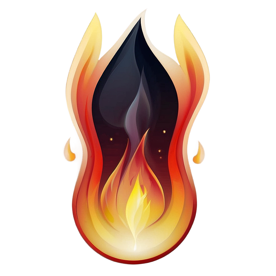 Flame Emoji Art Png 05042024