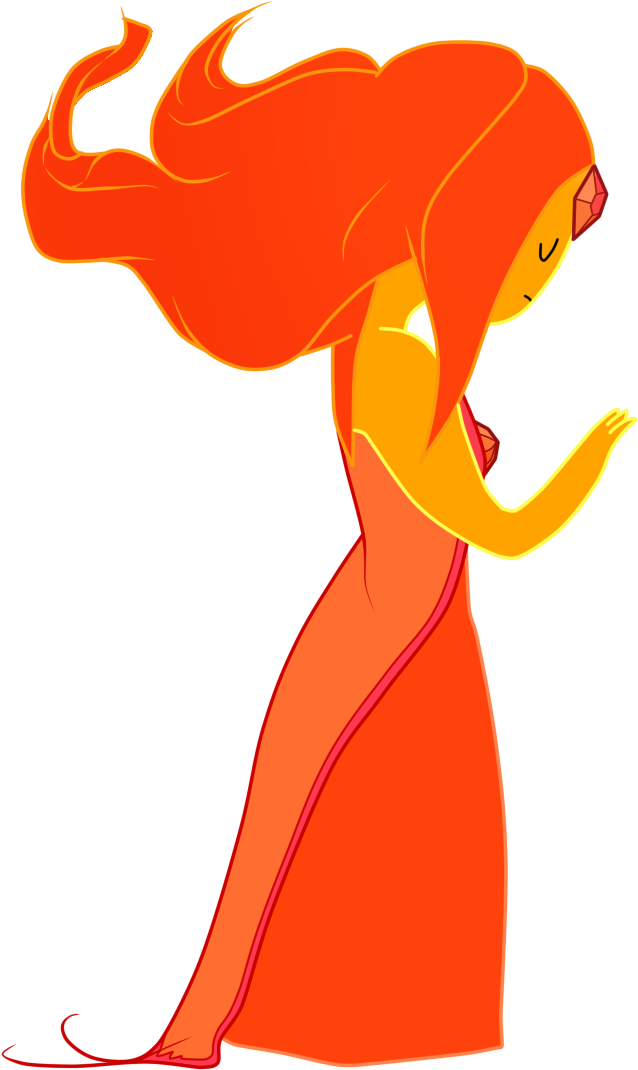 Flame Haired Princess Illustration