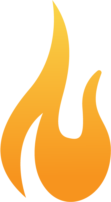 Flame Icon Simple Design