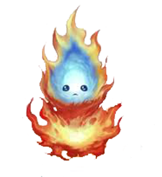 Flame Spirit Creature Artwork