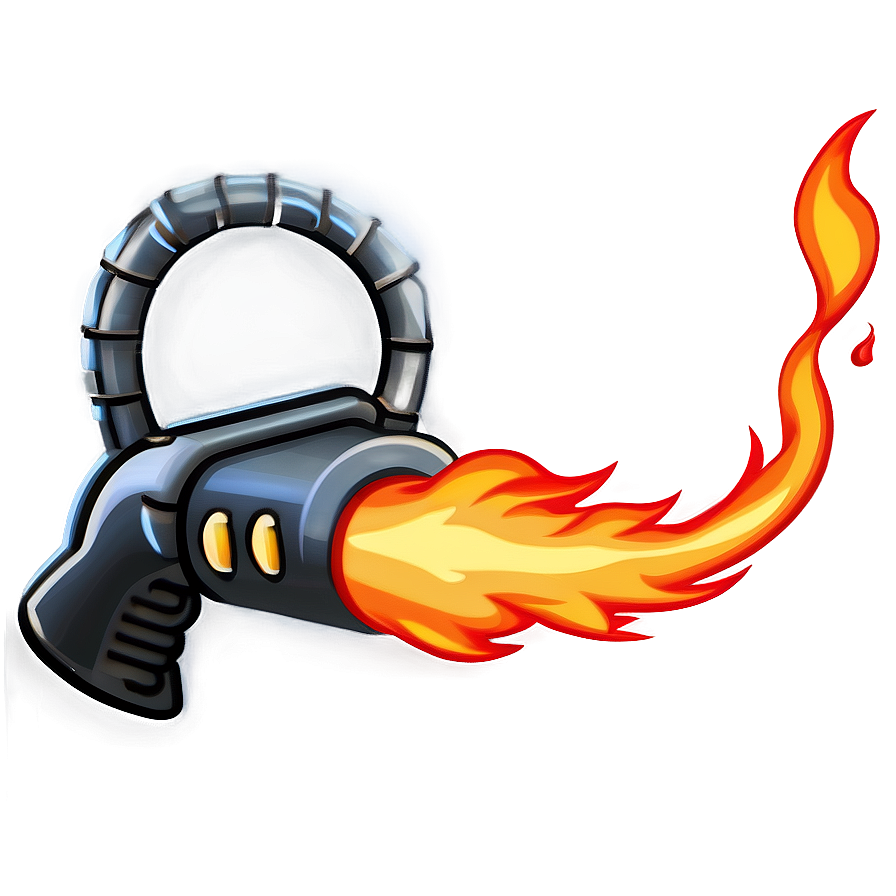 Flame Thrower Emoji Png Rqf72