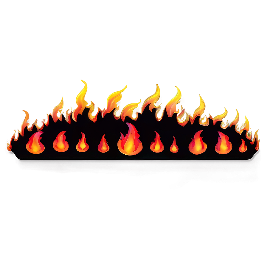 Flames Stickers Png 05042024