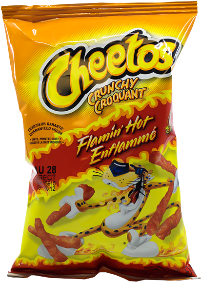 Flamin Hot Cheetos Package