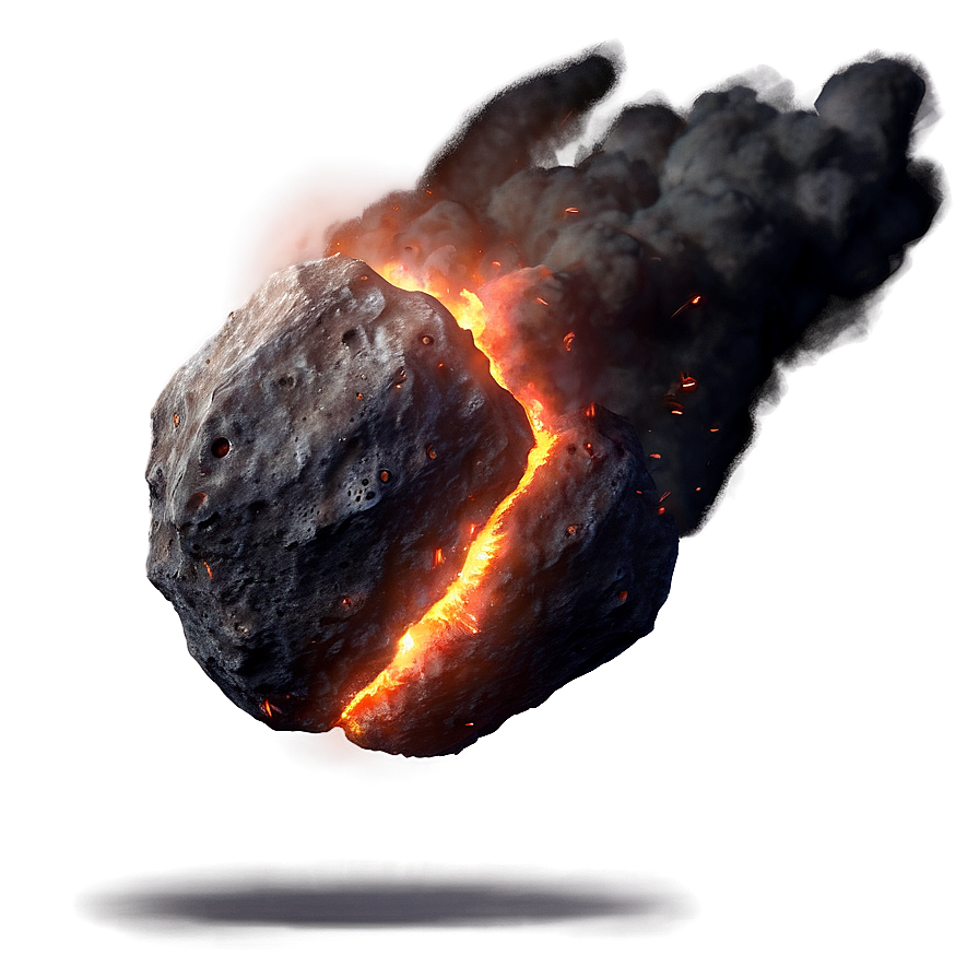 Flaming Asteroid Png 06212024