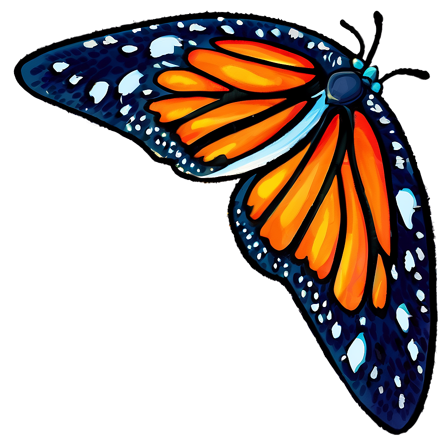 Flaming Butterfly Png Smq70