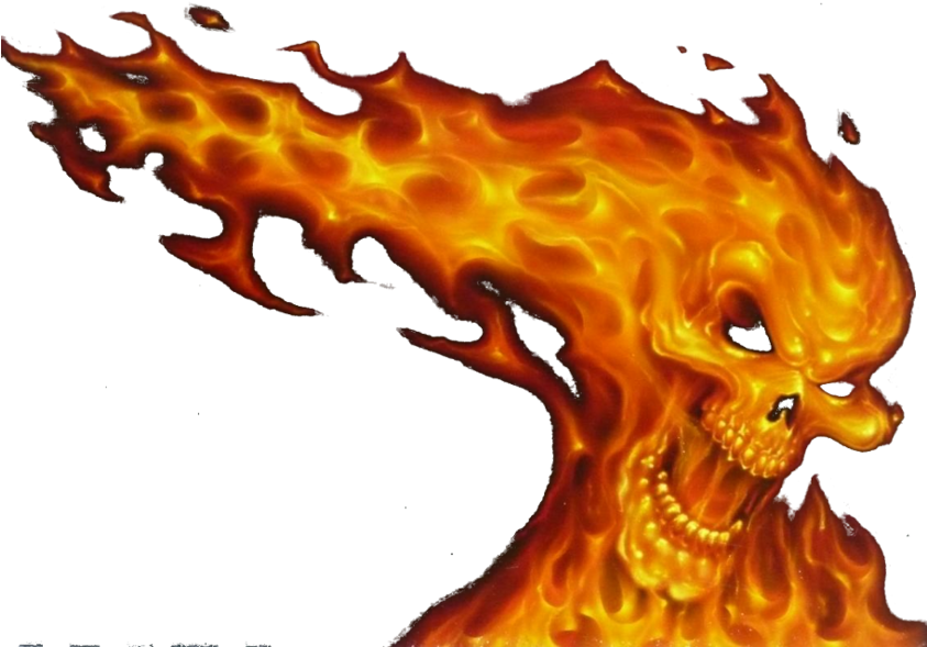 Flaming_ Skull_ Artwork