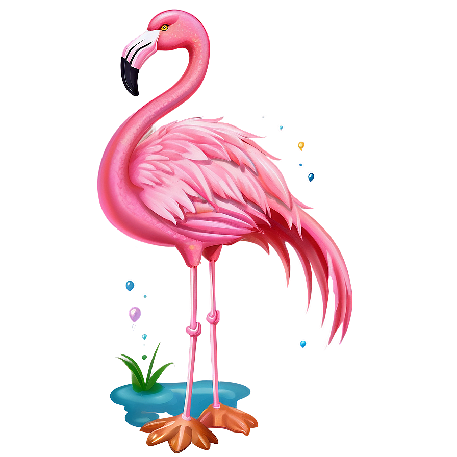 Flamingo Birthday Banner Png Jpw