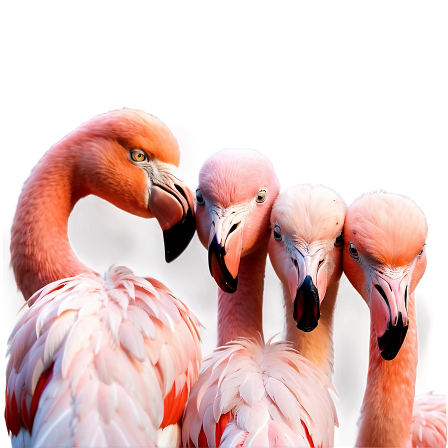 Flamingo Family Portrait Png 05062024