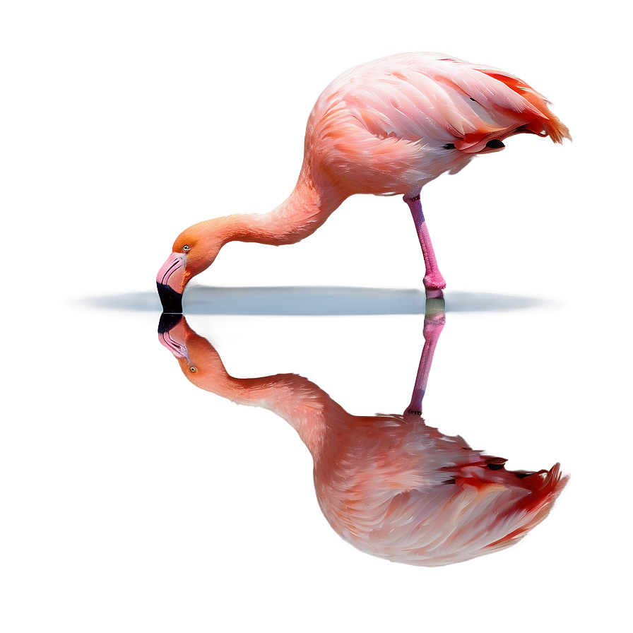 Flamingo In Water Reflection Png 05062024