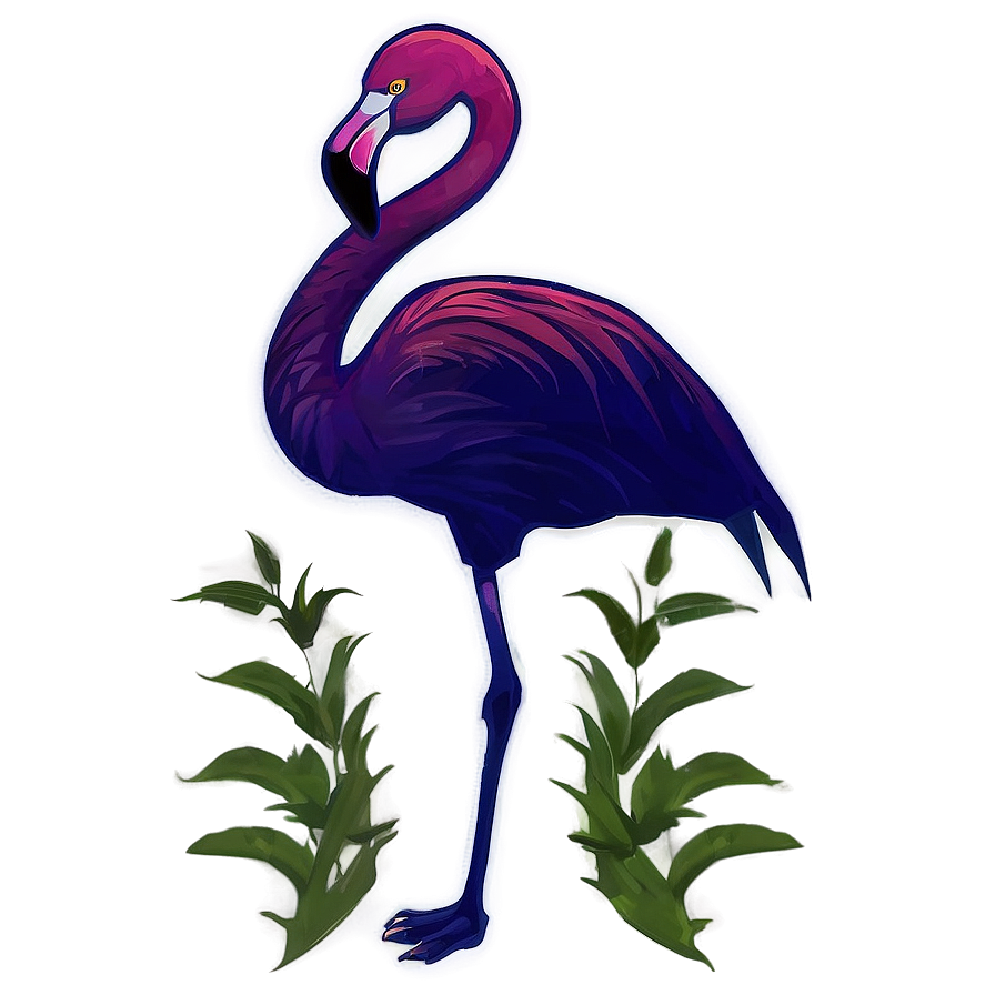 Flamingo Silhouette Sunset Png Xoy