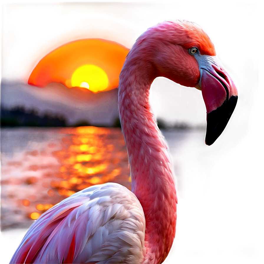 Flamingo Sunset Background Png 65