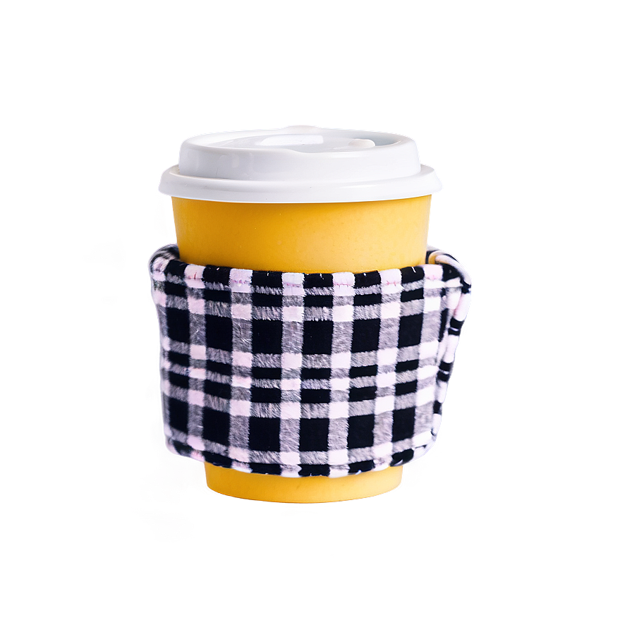 Flannel Coffee Cozy Png 06212024