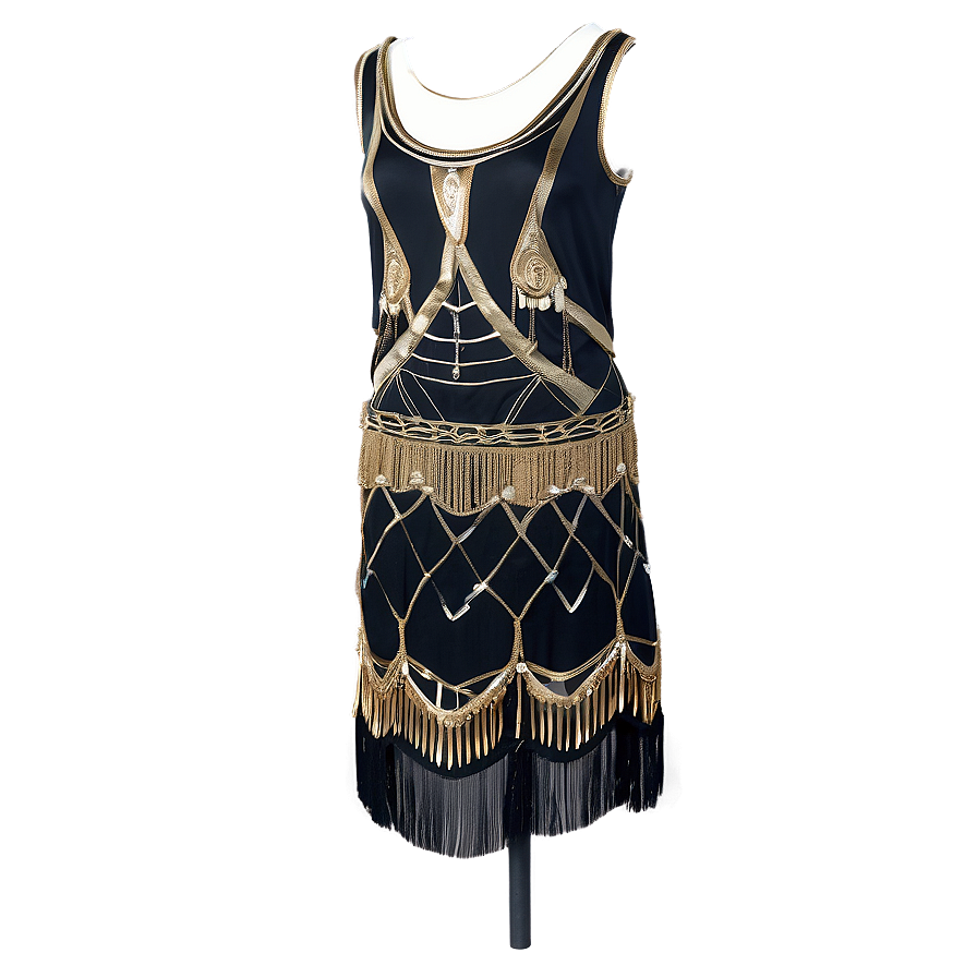 Flapper 1920s Dress Png 26