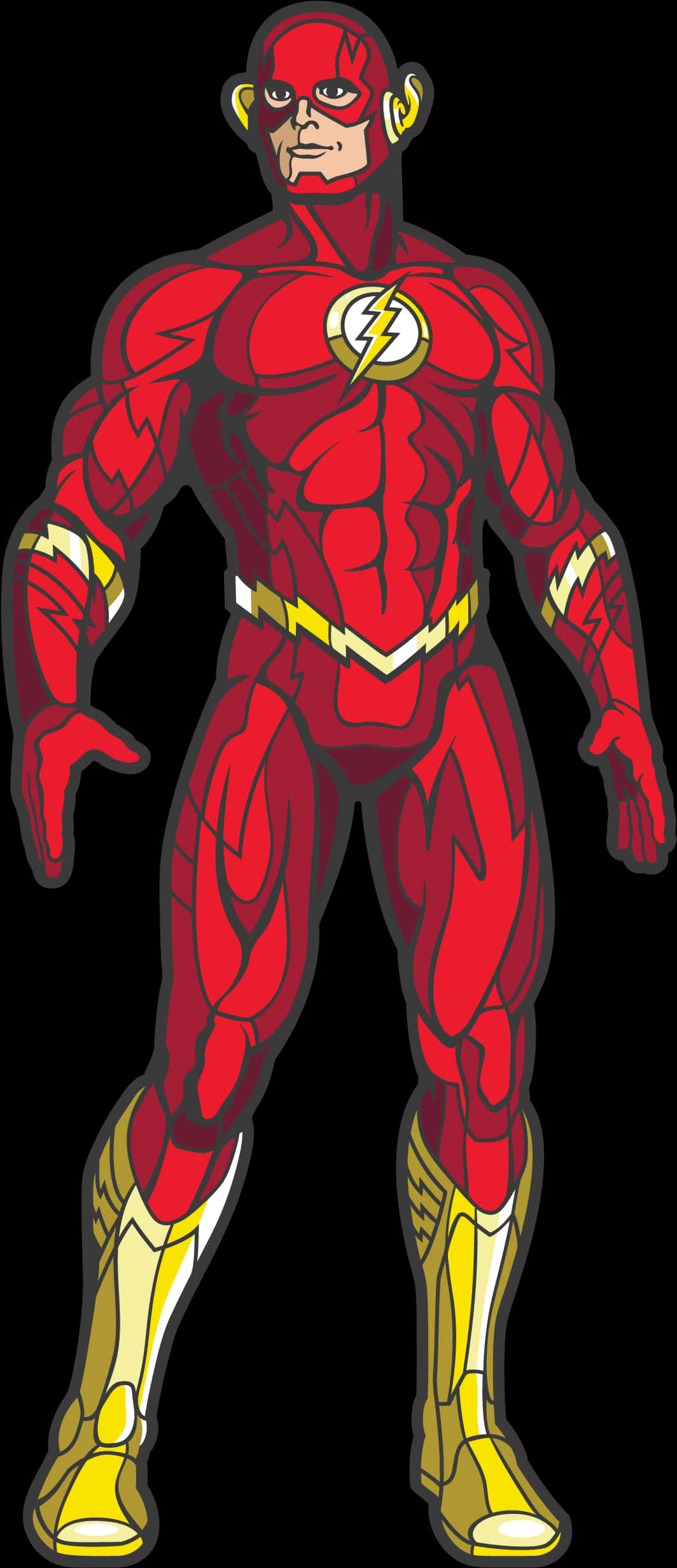 Flash Superhero Illustration