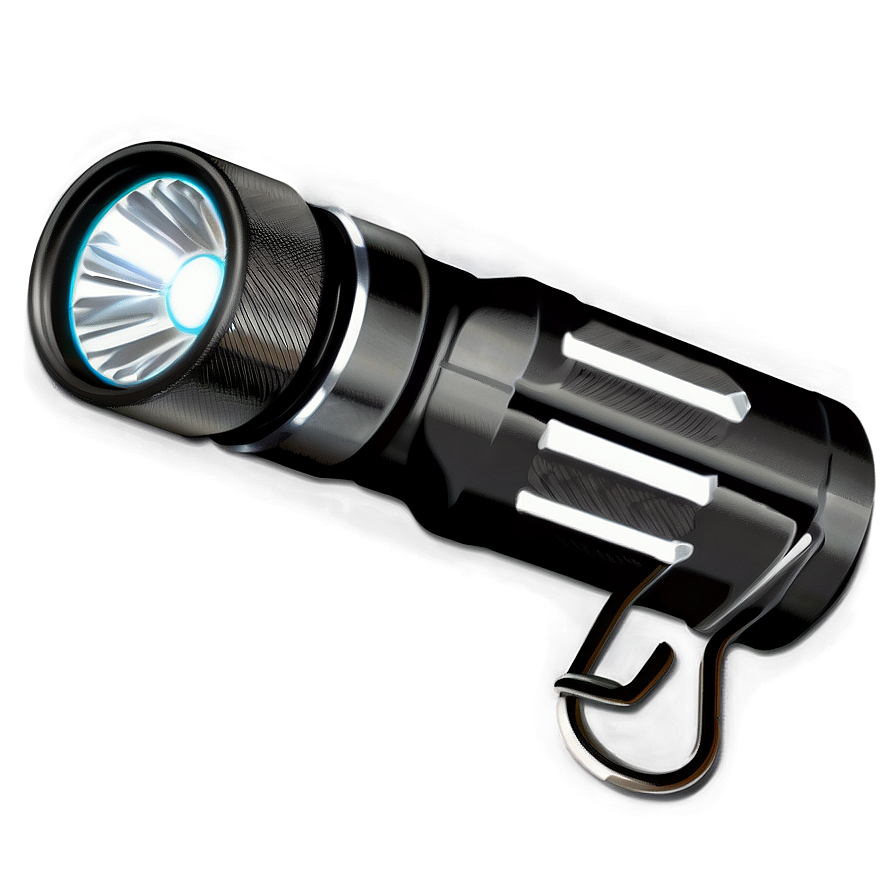 Flashlight With Clip Png Aku32