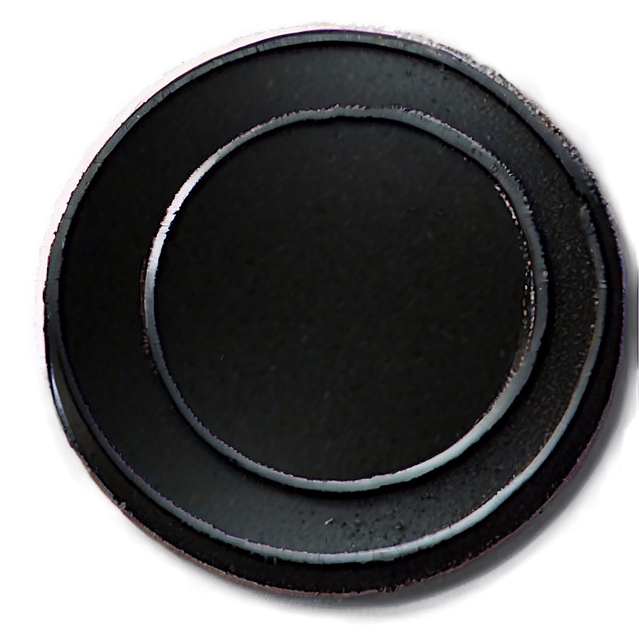 Flat Black Circle Png 05252024