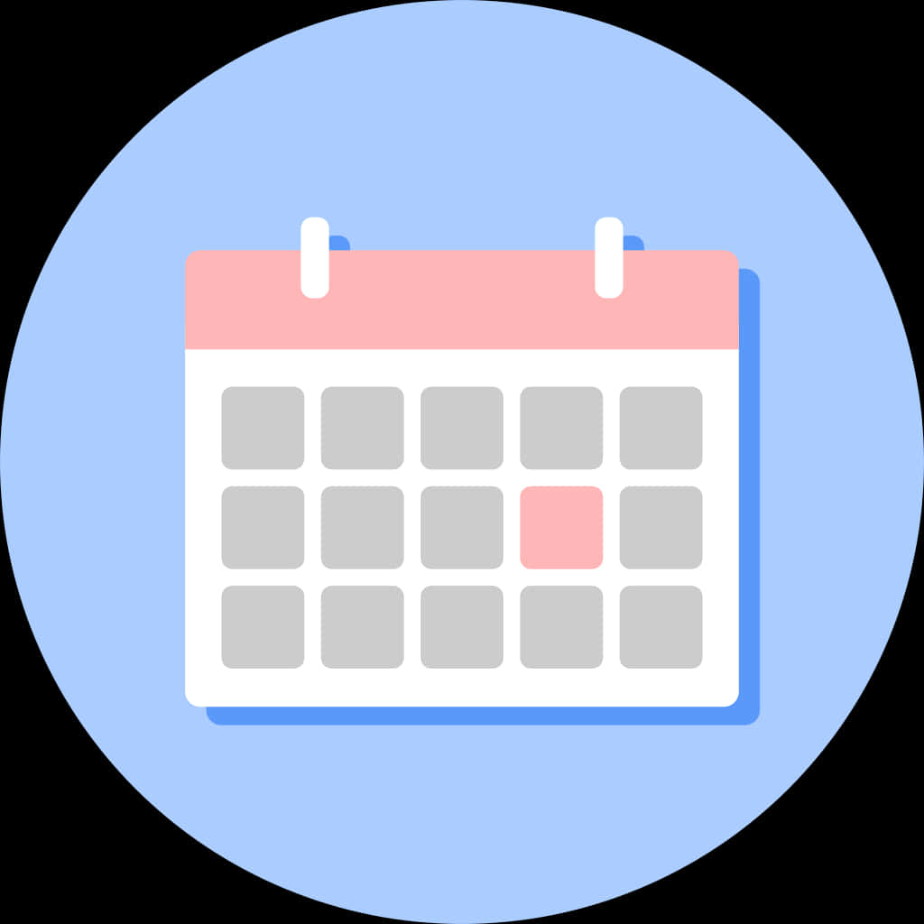Flat Design Calendar Icon