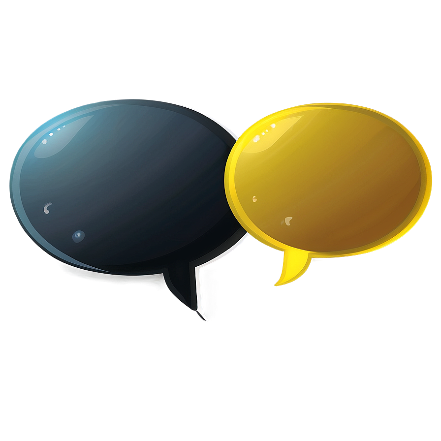 Flat Design Chat Bubble Png 15