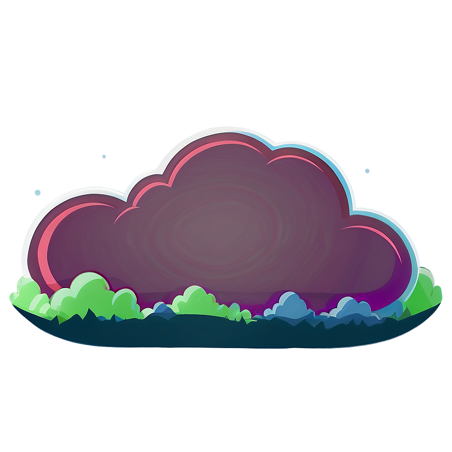 Flat Design Fart Cloud Png 16