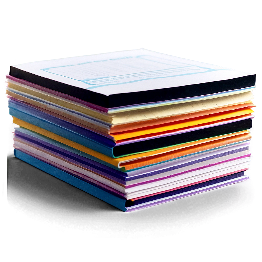 Flat Paper Stack Png Ntx67