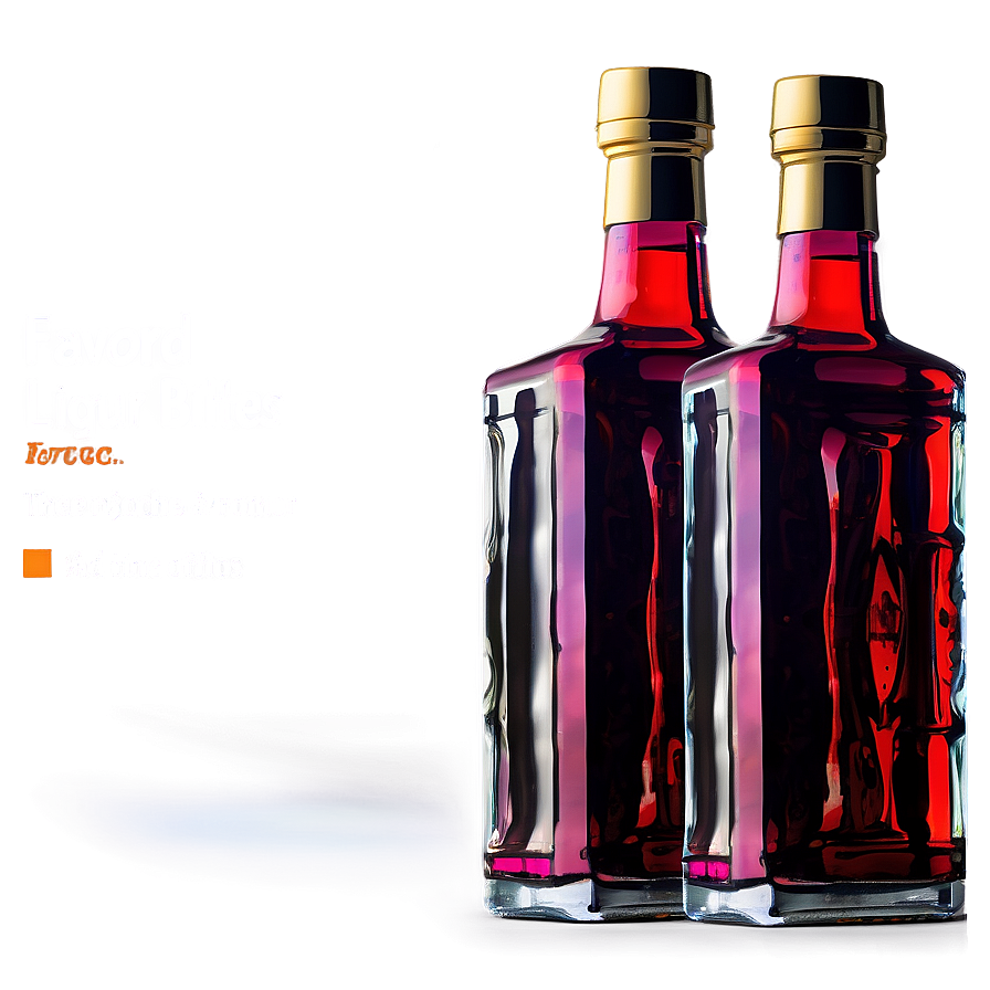 Flavored Liquor Bottles Png 06132024