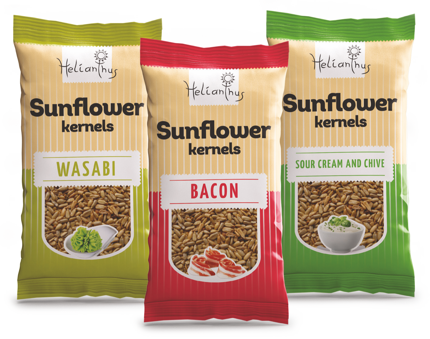 Flavored Sunflower Kernels Packaging