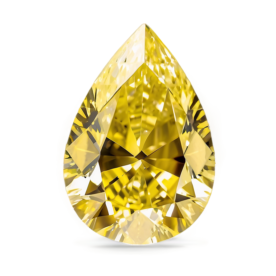 Flawless Yellow Diamond Image Png 72