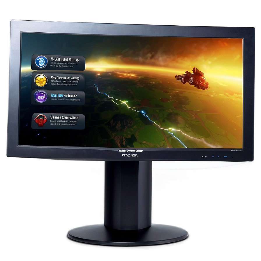 Flicker-free Gaming Monitor Png Brw45