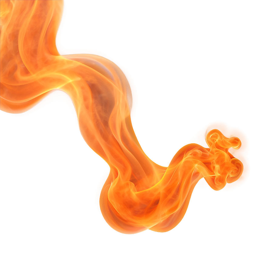 Flickering Orange Smoke Scene Png 06262024