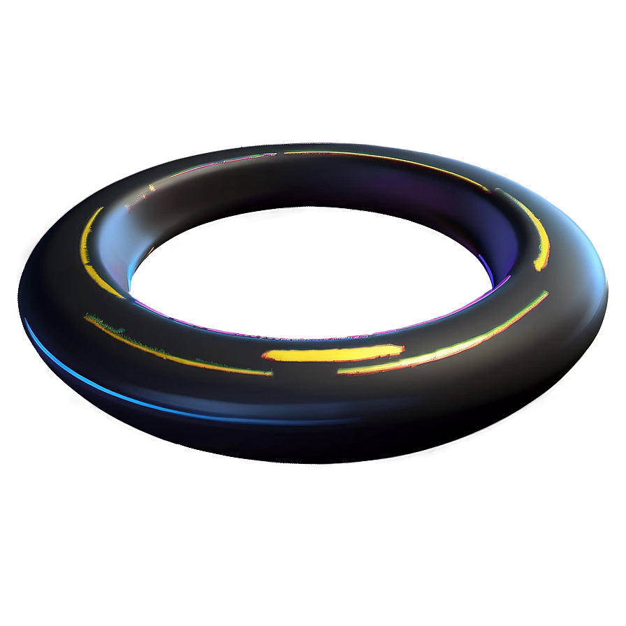 Floating 3d Circle Object Png 21