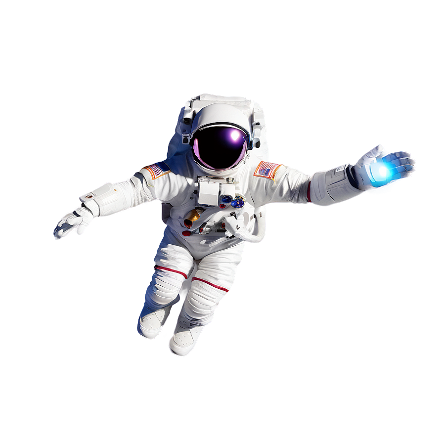 Floating Astronaut In Space Png Vja3