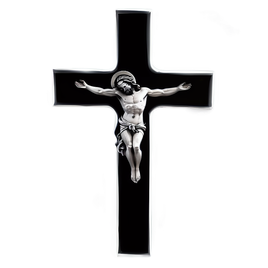 Floating Catholic Cross Component Png Mjj