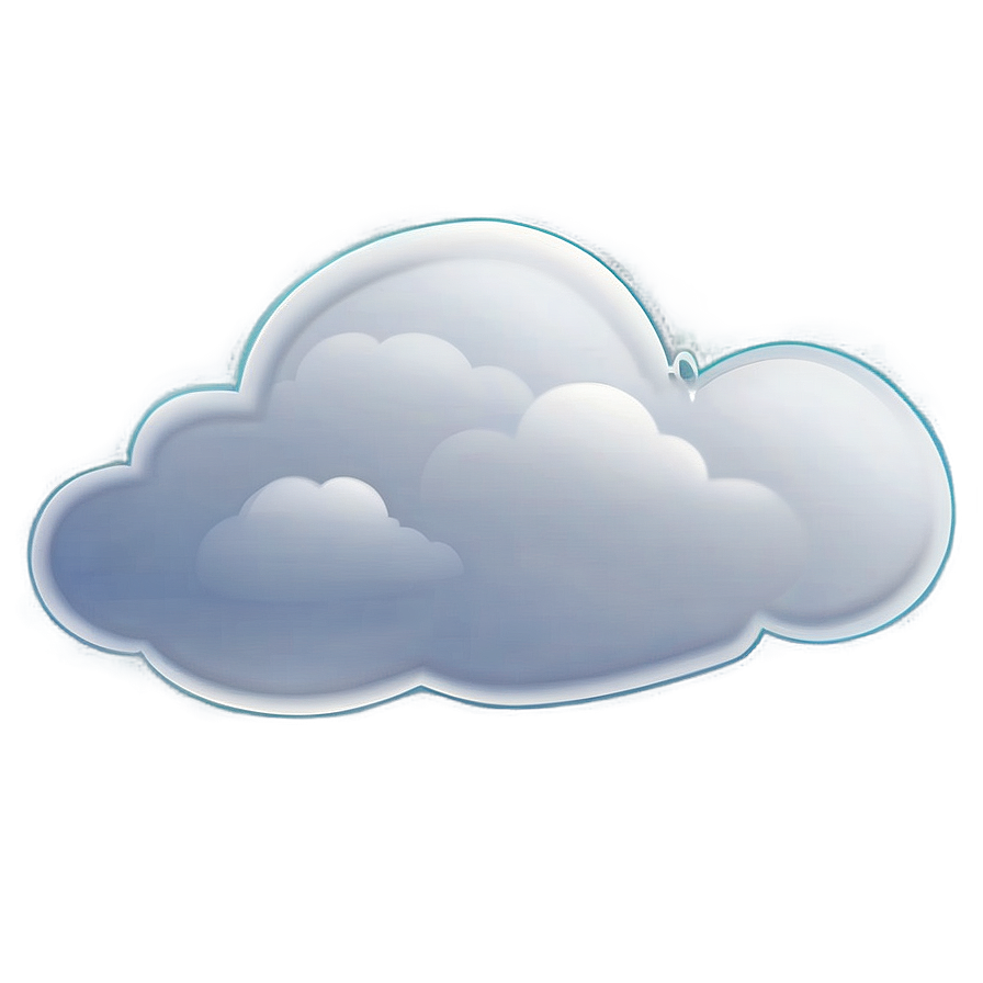 Floating Cloud Vector Png 86