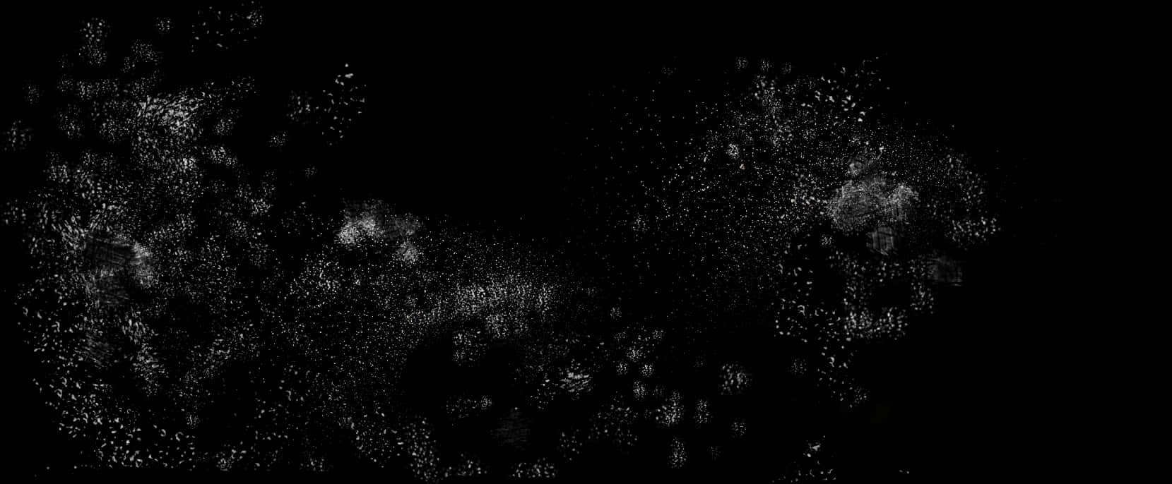 Floating Dust Particles Black Background