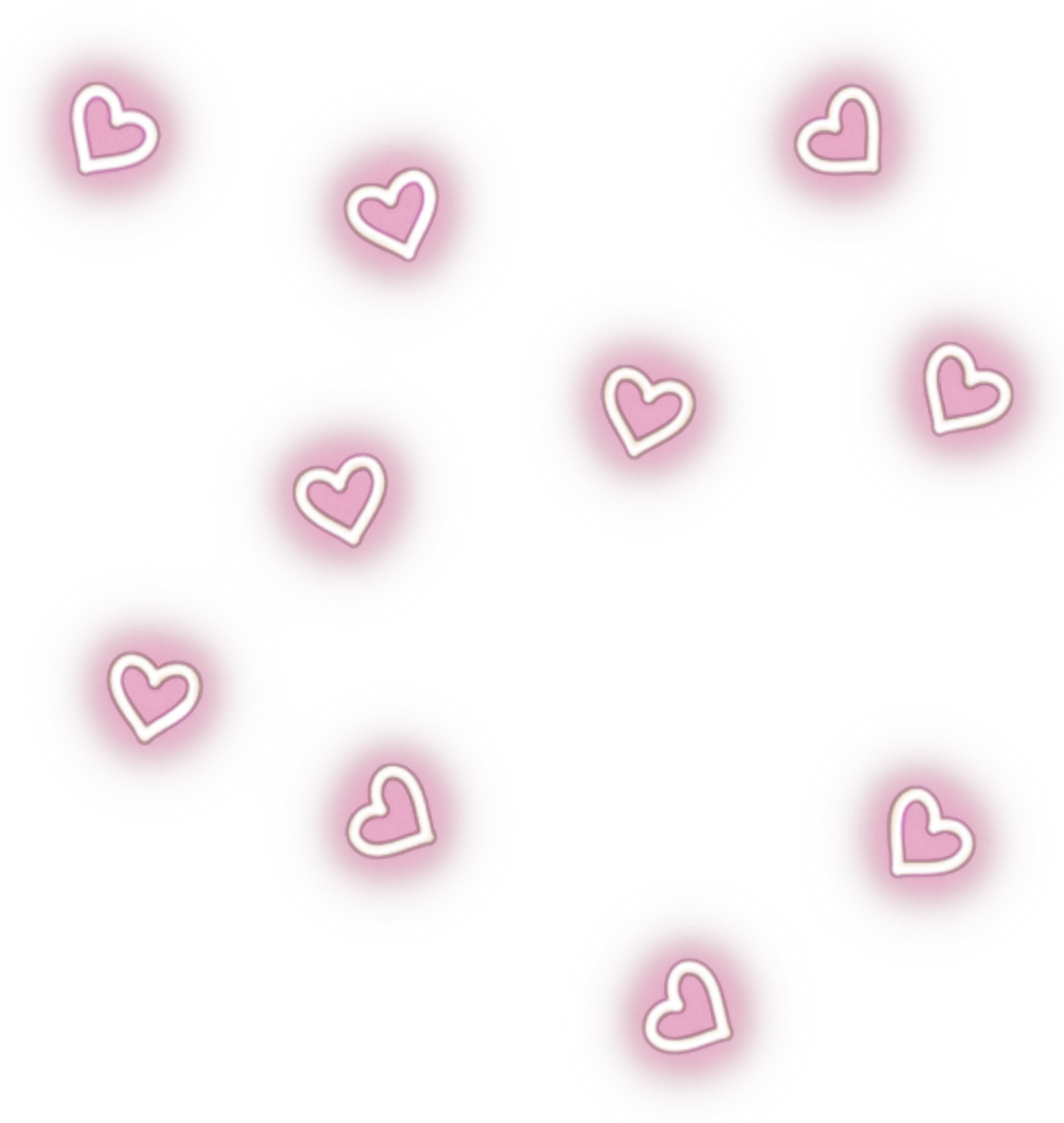 Floating Hearts Pattern