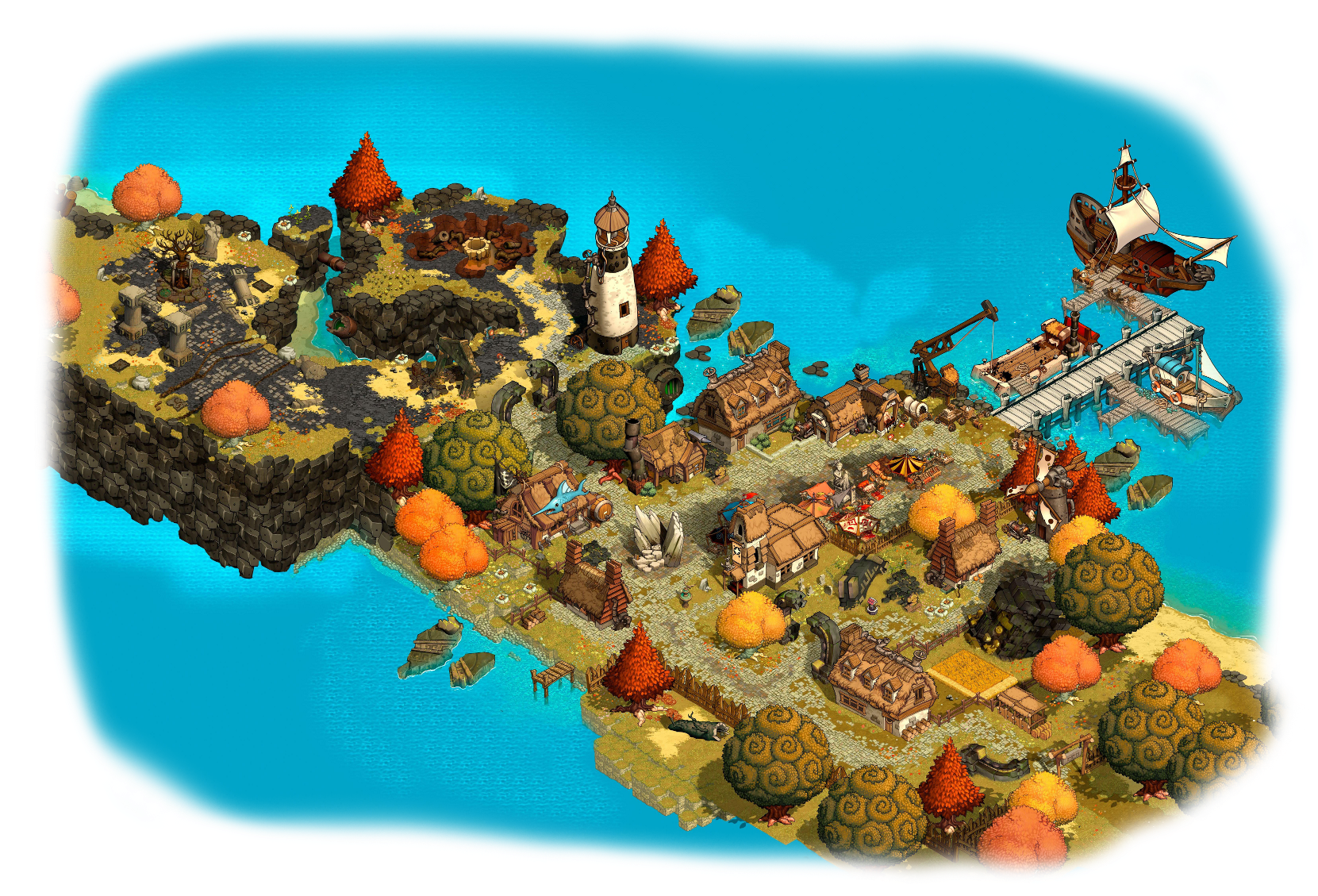 Floating Island Fantasy Village