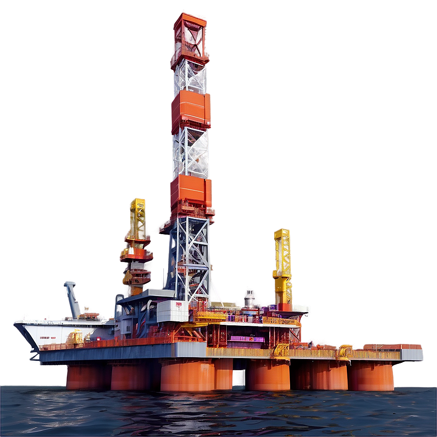 Floating Oil Rig Png 06122024