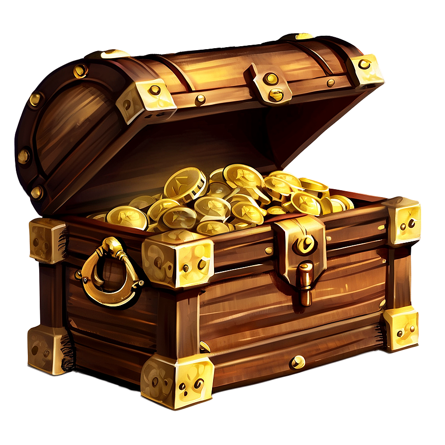 Floating Treasure Chest Png 84