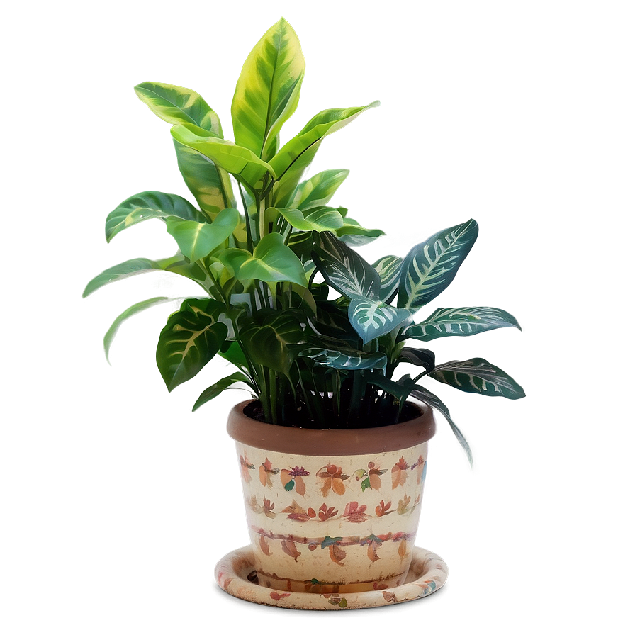 Floor Plant Scene Png 06282024