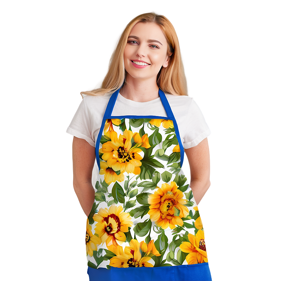 Floral Apron Png 05252024