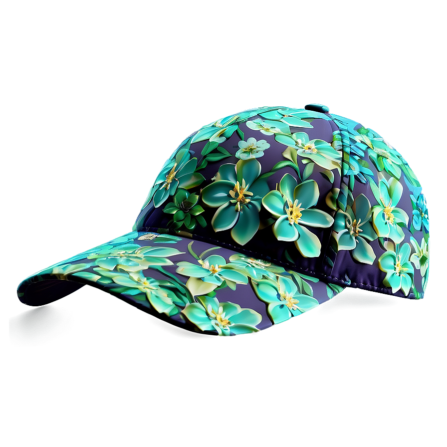 Floral Ball Cap Png Ern80