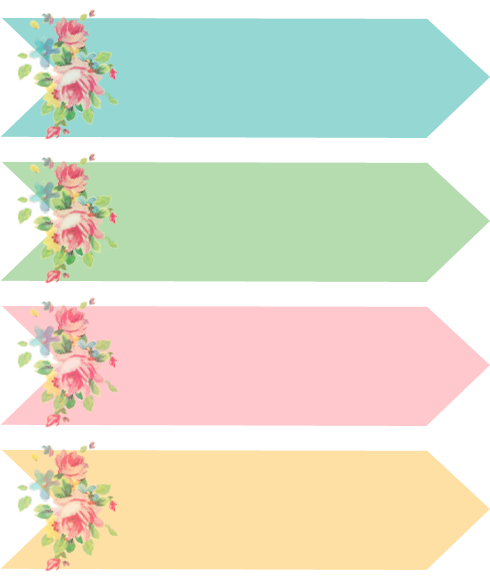 Floral Banner Set